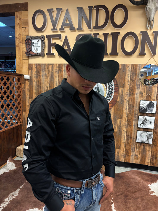 Men Ariat  Team Logo Twill Classic Fit Shirt