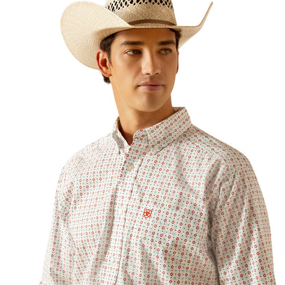 Ariat Kade White LS Shirt