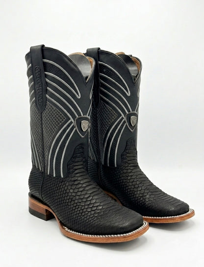 Men’s boots Python black mate