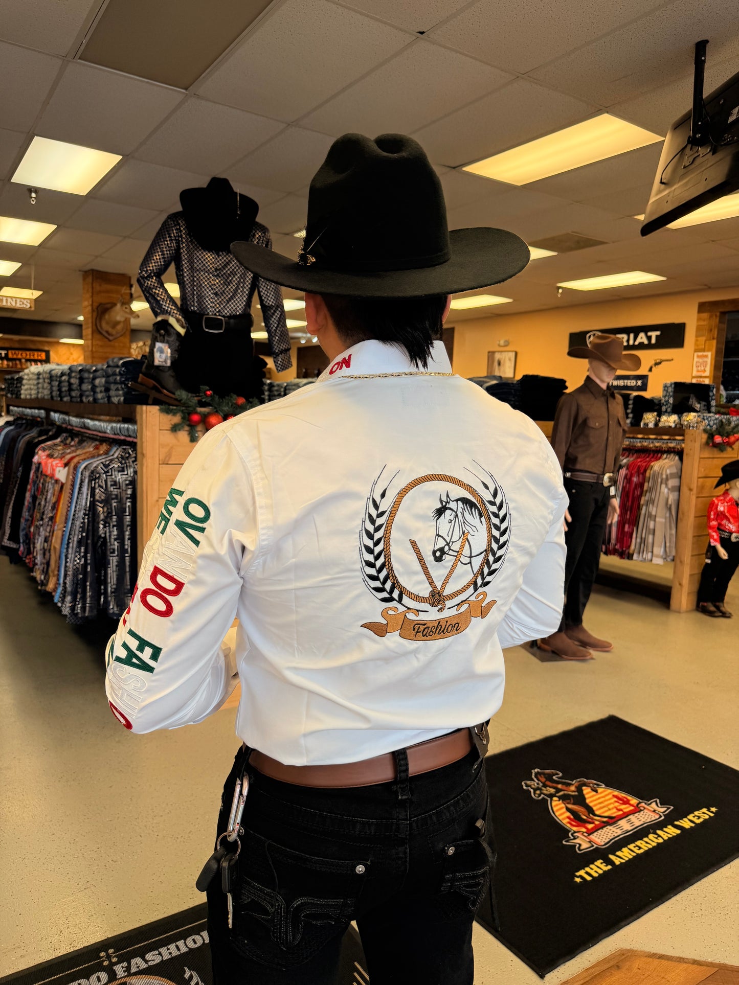 Hombre OV Moda Blanco con Letras de Color México