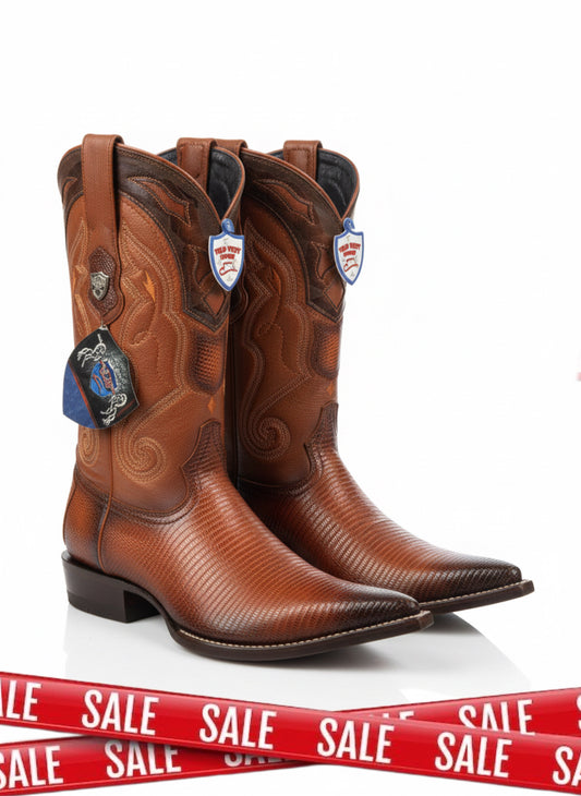 Men boots Faded Coñac