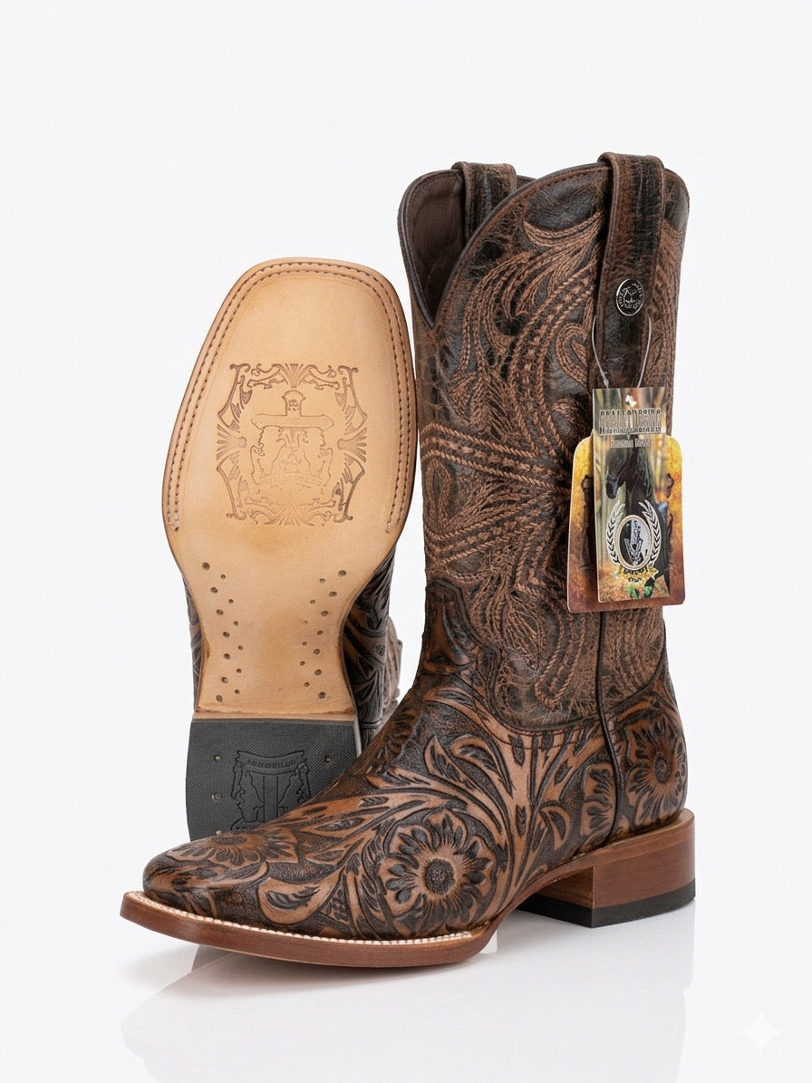 Men print cincelada boots brown