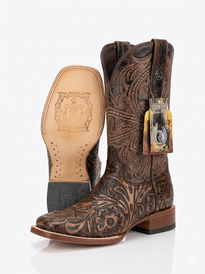 Men print cincelada boots brown