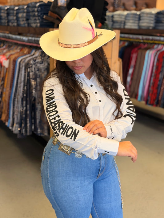 Womens OV Fashion White W/Black