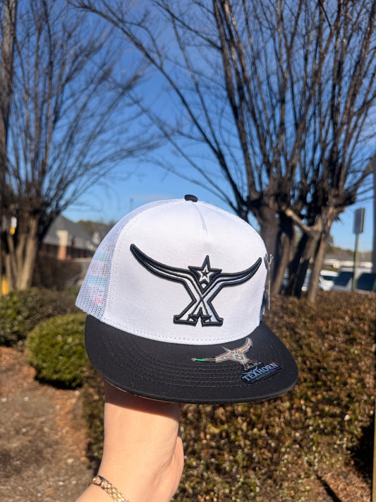 Men cap black and white