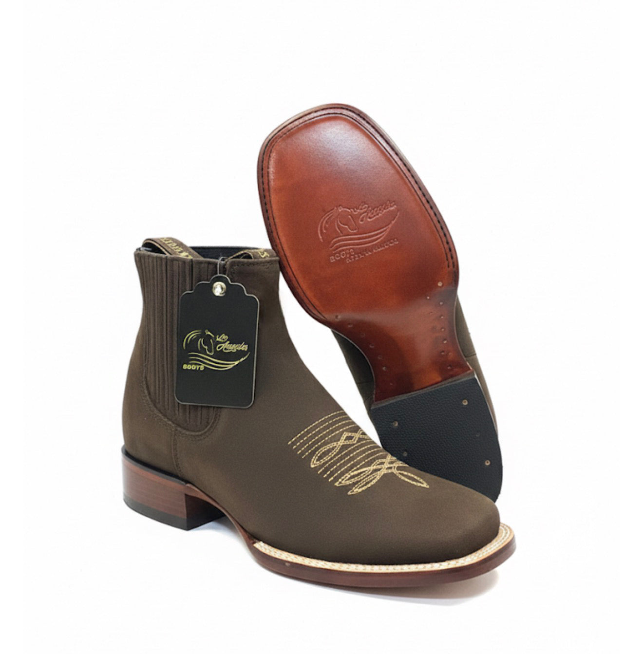 Men botín Nobuck brown