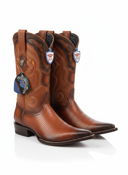 Men boots Faded Coñac