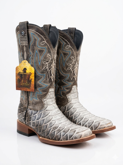 Men's White Rodeo Boots