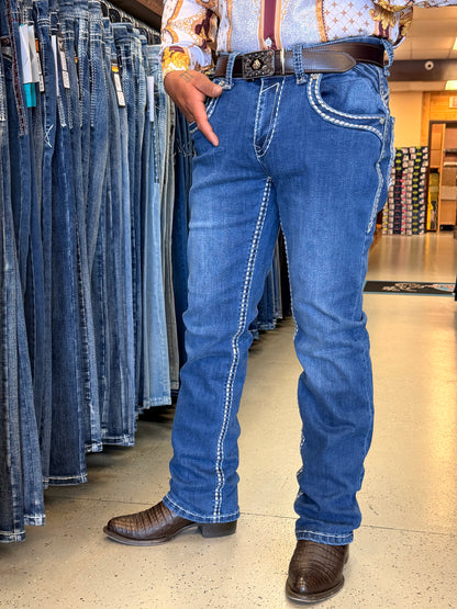 Men jeans blue