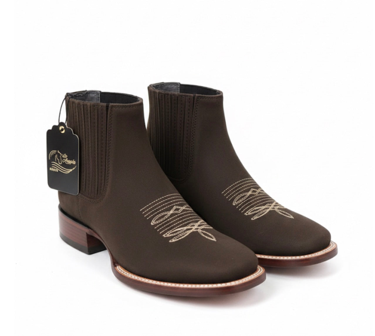 Men botín Nobuck brown