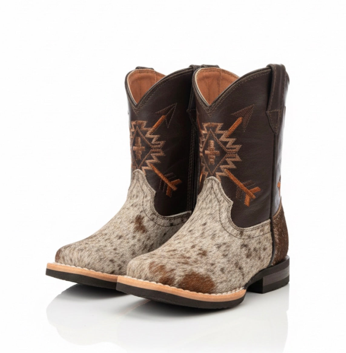 Baby boots brown