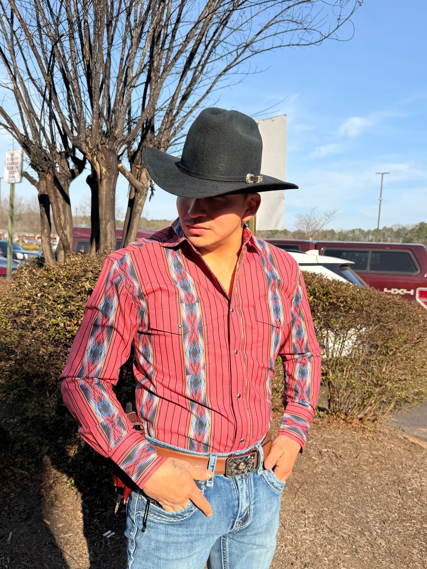 Men shirt Red