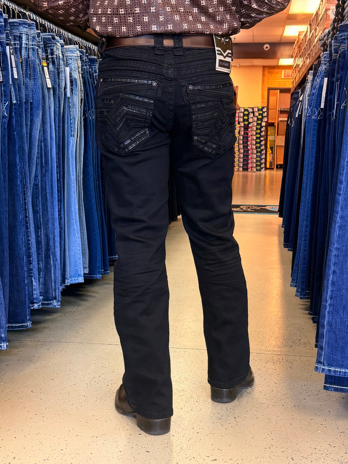 Men jeans black