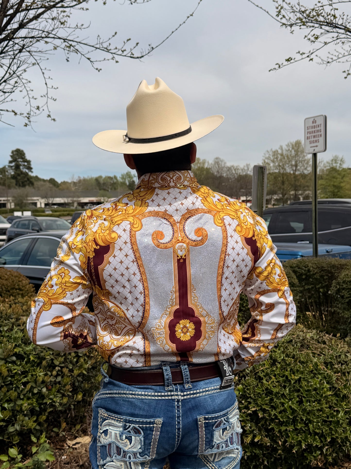Men western shirts white