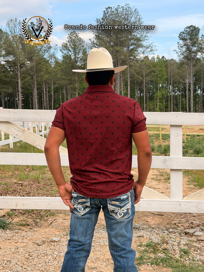 Men polo T -shirt Vino