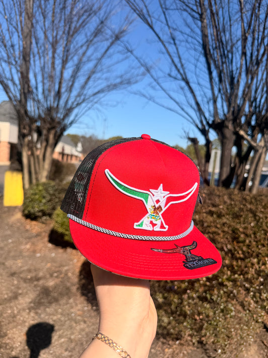 Men cap red
