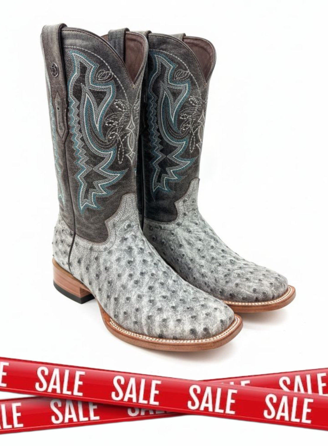Men western boots Rodeo Grey