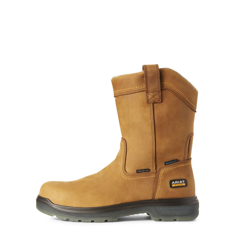 Bota de trabajo Turbo Pull-On impermeable con punta de carbono