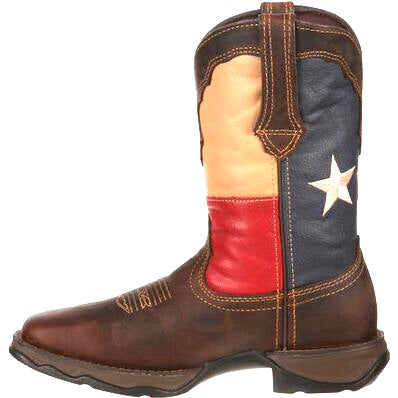 BOTA WESTERN CON BANDERA DE TEXAS CON PUNTA DE ACERO REBEL™ BY DURANGO®