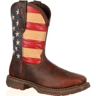 REBEL™ BY DURANGO® STEEL TOE FLAG WESTERN FLAG BOOT