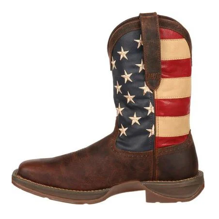 REBEL™ BY DURANGO® USA PULL-ON WESTERN FLAG BOOT