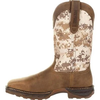 BOTA DE TRABAJO WESTERN IMPERMEABLE CON PUNTERA DE ACERO DURANGO® MAVERICK XP™