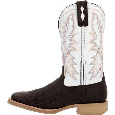 DURANGO® REBEL PRO LITE™ DARK HICKORY & WHITE WESTERN BOOT