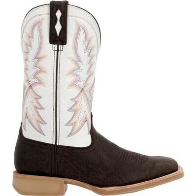 DURANGO® REBEL PRO LITE™ DARK HICKORY & WHITE WESTERN BOOT