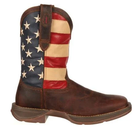 REBEL™ BY DURANGO® USA PULL-ON WESTERN FLAG BOOT