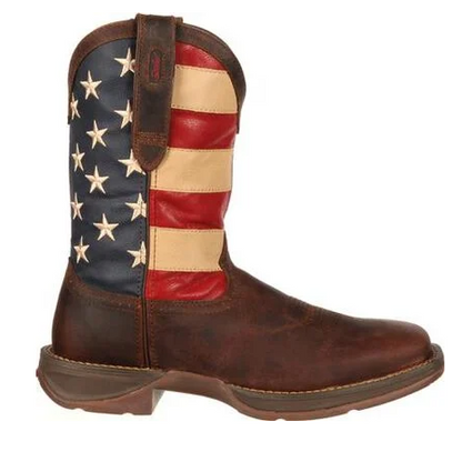 REBEL™ BY DURANGO® USA PULL-ON WESTERN FLAG BOOT