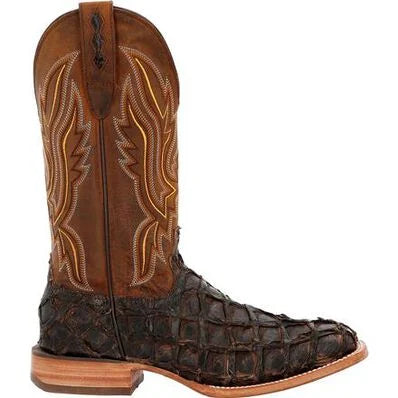 BOTA WESTERN PIRARUCU MARRÓN OSCURO DURANGO® PREMIUM EXOTICS™