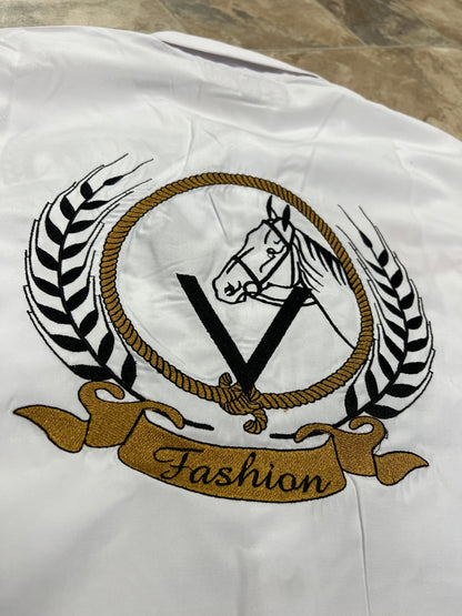 Mens OV Fashion White w/Gold